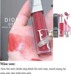 Son Dior 037 Maximizer Intense Rose - Son Môi Dưỡng Ẩm Màu Hồng Nhẹ Tự Nhiên, Phụ Kiện Thời Trang Cho Phái Đẹp