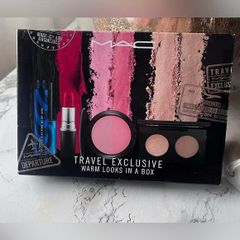 Bộ Makeup Mac 4 Món - Son Twig Hồng Đất, Mascara, Phấn Má Hồng, Phấn Mắt - Trang Điểm Thiết Yếu, Quà Tặng Tuyệt Vời