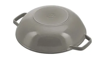 Chảo Gang Wok Staub 30cm - Chảo Đúc Tự Nhiên Chống Dính, An Toàn Cho Sức Khỏe, Chất Liệu Châu Âu Chịu Nhiệt Tốt