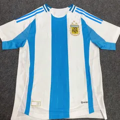 Áo Bóng Đá Argentina Euro 2024 - Bộ Quần Áo Thun Thái Cao Cấp Thể Thao Chất Liệu Polyester Thấm Hút Mồ Hôi, Logo Thêu Bền Đẹp