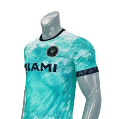 Bộ Quần Áo Bóng Đá Cận Fex Miami Xanh - Chất Liệu Super Fex Cao Cấp, Thấm Hút Mồ Hôi, Thể Thao Năng Động