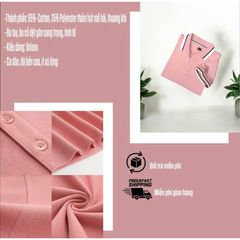 Áo Polo Unisex Cao Cấp Poly Cotton Thấm Hút Mồ Hôi - Thời Trang Năng Động và Thanh Lịch Cho Nam Nữ