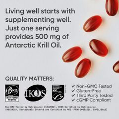 Viên Uống Dầu Tôm Nhuyễn Thể Krill Oil Sports Research Hỗ Trợ Tim Mạch Điều Hoà Huyết Áp (Hộp 120 viên) -  YoungFit