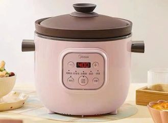 Nồi Hầm Đa Chức Năng MIDEA MD-DG15M2-173 - Nấu Canh, Nấu Cháo, Giữ Dinh Dưỡng, Thép Không Gỉ, 1.5L, Hẹn Giờ, Tiết Kiệm Điện