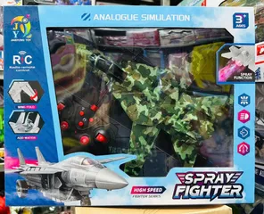 Jianyong Toy 9038- Đồ Chơi Máy Bay Điều Khiển Từ Xa Pin Sạc,Có Hiệu Ứng Đèn High Speed Spray Fighter Series