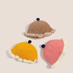 Mũ Len Bèo Handmade Cho Bé Gái - Chất Liệu Cotton Mềm Mại, Đủ Size 0-4 Tuổi, Phong Cách Dễ Thương
