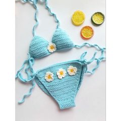 Bikini Handmade Cho Bé An Toàn, Chất Liệu Nhẹ, Không Gây Kích Ứng Da - Đồ Bơi Thủ Công 100% Cho Mùa Hè Vui Vẻ