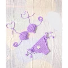 Bikini Handmade Cotton Len Móc Size Lẻ - Đồ Bơi Thanh Lý Giá 60k, Thời Trang Mùa Hè Tươi Mát