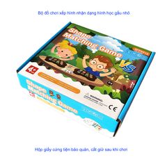 Bộ Đồ Chơi Xếp Hình Thông Minh Gấu Nhỏ - Hỗ Trợ Phát Triển Trí Tuệ và Tăng Cường Phản Xạ Cho Bé 2 Người Chơi