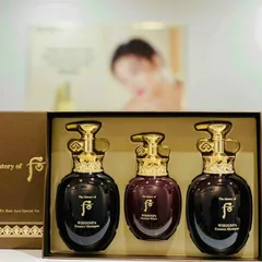 Cặp gội xả Whoo Hàn Quốc 350ml x 2 và 220ml - Sản phẩm chăm sóc tóc mềm mượt, phục hồi hư tổn, hương thơm tự nhiên