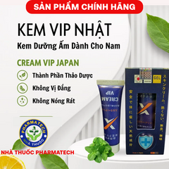 Kem Vip Cream Nhật - Kem Dưỡng Ẩm Tăng Cường Sức Khỏe Nam Giới, Hỗ Trợ Tự Tin và Khỏe Mạnh - Dùng Công Nghệ Hiện Đại