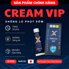 Kem Vip Cream Nhật - Kem Dưỡng Ẩm Tăng Cường Sức Khỏe Nam Giới, Hỗ Trợ Tự Tin và Khỏe Mạnh - Dùng Công Nghệ Hiện Đại