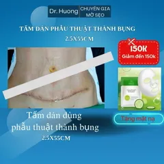 Miếng Dán Mờ Sẹo Phẫu Thuật Ngực Rejuvaskin Scar FX - Chất Liệu Silicone Y Tế, Giúp Cải Thiện Vết Sẹo Mới Và Cũ
