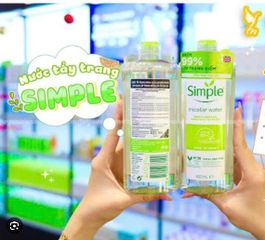 Nước Tẩy Trang Simple Kind To Skin 400ml - Tẩy Trang Dịu Nhẹ, Giữ Ẩm, Phù Hợp Da Nhạy Cảm, Chất Lượng Từ Mỹ