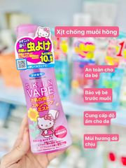 Xịt Chống Muỗi Skin Vape Nhật 200ml - Chống Muỗi Dưỡng Ẩm, Hương Thơm Dễ Chịu, Tiện Lợi Cho Gia Đình, Sản Phẩm Cao Cấp Nhật Bản