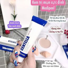 Kem Rau Má Medi Peel 30ml - Gel Giảm Mụn Phục Hồi Da từ Thương Hiệu Centella Hàn Quốc, Dùng Cho Da Nhạy Cảm, Chiết Xuất Thiên Nhiên