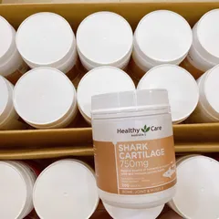 Viên uống hỗ trợ xương khớp Healthy Care Shark Cartilage 750mg - Hỗ trợ vận động khớp, giảm đau, 200 viên Úc