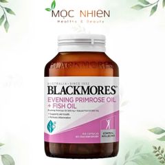 Viên uống cân bằng nội tiết tố & sức khỏe tim mạch Blackmores - Dầu hoa anh thảo & Omega-3, 100 viên hỗ trợ làm đẹp da, giảm đau PMS