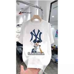 Áo Thun Unisex MIB Kiểu MLB NY - Thiết Kế Streetwear Cao Cấp, Chất Liệu Cotton Mềm Mịn, Phong Cách Hiện Đại Dành Cho Nam Nữ