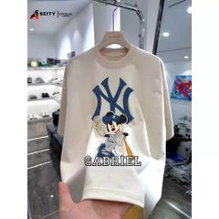 Áo Thun Unisex MIB Kiểu MLB NY - Thiết Kế Streetwear Cao Cấp, Chất Liệu Cotton Mềm Mịn, Phong Cách Hiện Đại Dành Cho Nam Nữ