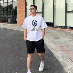 Áo Thun Unisex MIB Kiểu MLB NY - Thiết Kế Streetwear Cao Cấp, Chất Liệu Cotton Mềm Mịn, Phong Cách Hiện Đại Dành Cho Nam Nữ