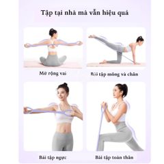 Dây Kháng Lực Lining Silicon Mềm Không Mùi - Thiết Kế Chống Trơn Trượt, Thân Thiện Với Da, Dễ Vệ Sinh Cho Tập Gym & Du Lịch