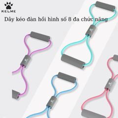 Dây kéo đàn hồi hình số 8 KELME chính hãng dây kháng lực hỗ trợ tập tay vai tập toàn thân yoga 334655