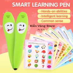 Bộ Bút Đọc Thông Minh Kèm Thẻ Học Tiếng Anh Giáo Dục Sớm Montessories - Trò Chơi Giúp Trẻ Tăng Cường Kỹ Năng Ghi Nhớ