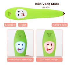 Bộ Bút Đọc Thông Minh Kèm Thẻ Học Tiếng Anh Giáo Dục Sớm Montessories - Trò Chơi Giúp Trẻ Tăng Cường Kỹ Năng Ghi Nhớ