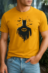 Áo Thun Graphic Batman Siêu Anh Hùng - Thời Trang Nam Phong Cách Cool, Phù Hợp Làm Quà Tặng Cho Fan Marvel và Comic