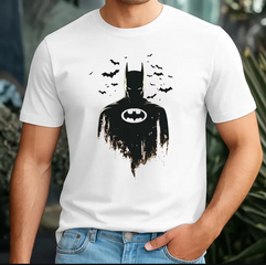 Áo Thun Graphic Batman Siêu Anh Hùng - Thời Trang Nam Phong Cách Cool, Phù Hợp Làm Quà Tặng Cho Fan Marvel và Comic