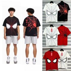 Áo Thun Unisex Spider-Man Graphic Tee - Phong Cách Streetwear Cá Tính Cho Nam Nữ, Nhiều Màu Sắc Bắt Mắt