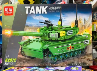 MINGDI Đồ Chơi Lắp Ráp Mô Hình Xe Tăng K2072 CAPITAL TANK 005 - 338 Chi Tiết Sáng Tạo Cho Trẻ Em 6 Tuổi Phát Triển Kỹ Năng