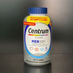 Date 8/25 Vitamin tổng hợp Centrum silver men 50+ 275 viên 334811