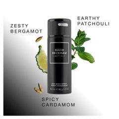 Xịt Khử Mùi David Beckham Instinct 150ml - Nước Hoa Chính Hãng Dành Cho Nam Giới, Hương Thơm Tươi Mát, Phong Cách Thể Thao