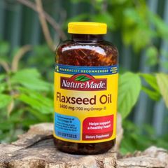 Viên uống Dầu Hạt Lanh Omega 369 Nature Made Flaxseed Oil 1400mg của Mỹ 300 viên 334874