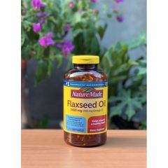 Viên uống Dầu Hạt Lanh Omega 369 Nature Made Flaxseed Oil 1400mg của Mỹ 300 viên 334874