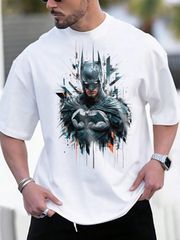 Áo phông Batman Unisex Oversize Thời Trang Streetwear - Hình In Nghệ Thuật DC Comics Cho Fan Siêu Anh Hùng