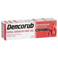 Gel bôi giảm đau xương khớp Dencorub Extra Strength 100g - Giảm đau cơ bắp, chống viêm hiệu quả, thấm nhanh qua da