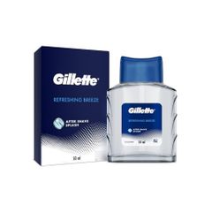 Dưỡng Da Sau Cạo Râu Gillette Refreshing Breeze After Shave Splash 50ml - Giảm Rát, Lưu Hương Lâu, Cho Nam Giới