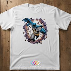 Áo Phông Batman Siêu Anh Hùng Nam Nữ - Phong Cách Streetwear Oversize Cotton Thoải Mái, In Hình Nghệ Thuật Kỹ Thuật Số từ DC Comics