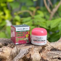 Kem Lanolin Healthy Care với Dầu Hoa Anh Thảo 100g - Kem Dưỡng Ẩm Chuyên Sâu, Chống Lão Hóa, Làn Da Mịn Màng, Tươi Sáng