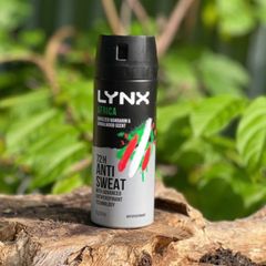 Xịt Khử Mùi LYNX Africa 72h Chống Mồ Hôi 165ml - Sản Phẩm Chính Hãng Mỹ và Úc, Duy Trì Hương Thơm Lâu Dài