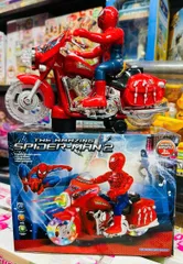 The Amazing Spider man 346B - Xe máy của siêu nhân người nhện Spider man chạy bằng pin có hiệu ứng đèn và âm thanh
