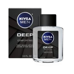 NIVEA Men DEEP Dưỡng Da Sau Cạo Râu 100ml - Lotion Phục Hồi & Kháng Khuẩn Với Hương Gỗ Nam Tính Tươi Mát