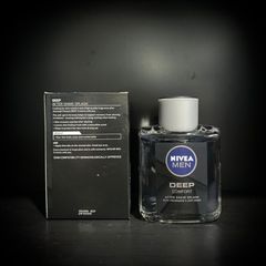 NIVEA Men DEEP Dưỡng Da Sau Cạo Râu 100ml - Lotion Phục Hồi & Kháng Khuẩn Với Hương Gỗ Nam Tính Tươi Mát