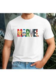 Áo Thun Unisex Marvel & DC - Thiết Kế Siêu Anh Hùng Cotton Thoáng Mát, Phong Cách Streetwear Cho Fan Truyện Tranh