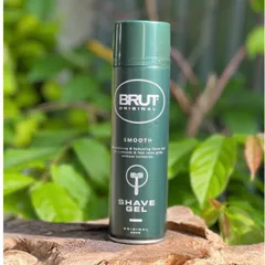 Gel cạo râu Brut Original Ultra Shave Gel 200g - Gel dưỡng ẩm cho nam, hương cam quýt tươi mát, không kích ứng da