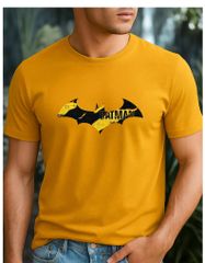 Áo Thun Unisex Batman - Cotton Dày Mềm, Hình In Siêu Anh Hùng DC Comics, Phong Cách Geeky Kiểu Dáng Thoải Mái Cho Fan