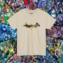 Áo Thun Unisex Batman - Cotton Dày Mềm, Hình In Siêu Anh Hùng DC Comics, Phong Cách Geeky Kiểu Dáng Thoải Mái Cho Fan